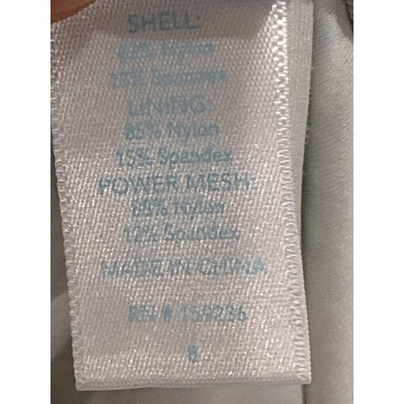 J McLAUGHLIN Swimming suit Blue watercolor Paisley Koa One-Piece size 8 - Picture 5 of 5